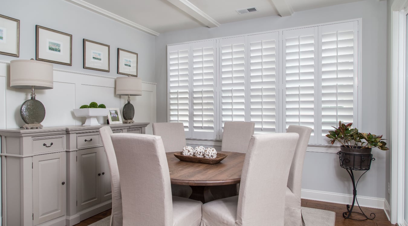 shutters in New Brunswick living room